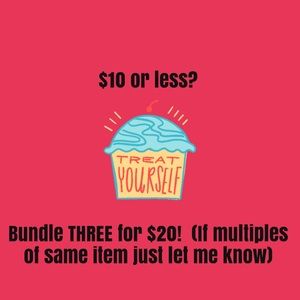 Items that are $10 or less.....